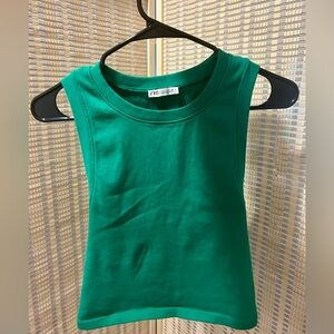 ZARA TANK GREEN
